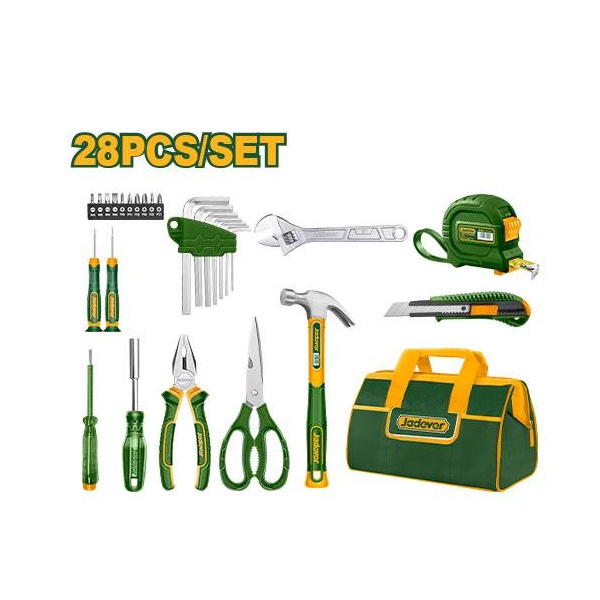 HERRRAMIENTAS SET  MANUALES 28 PZAS   JADEVER