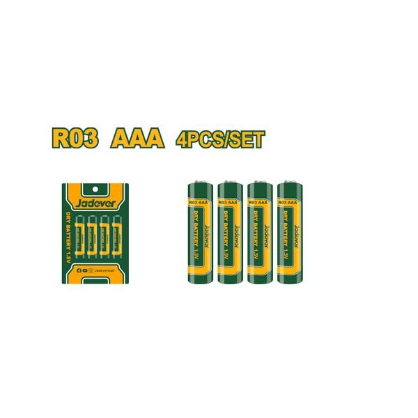BATERIA AAA (4 PIEZAS)JADEVER