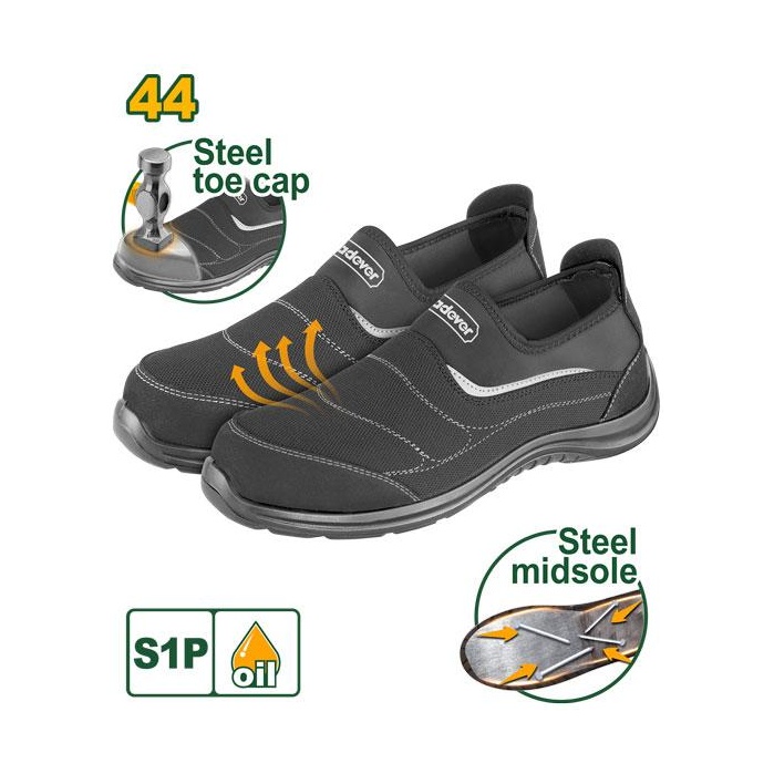 BOTAS DE SEGURIDAD PUNTA Y SUELA DE ACERO T/44 JADEVER