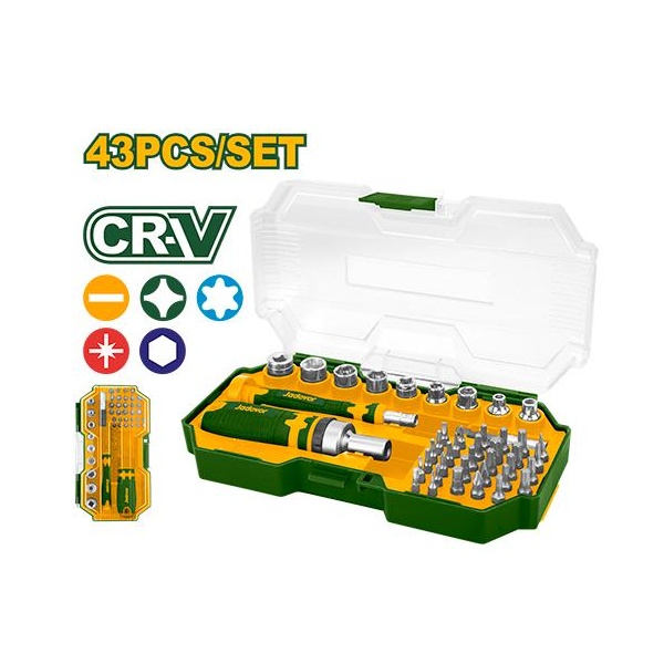 [JDSS8B43] SET DESTORNILLADOR 43 PZAS JADEVER