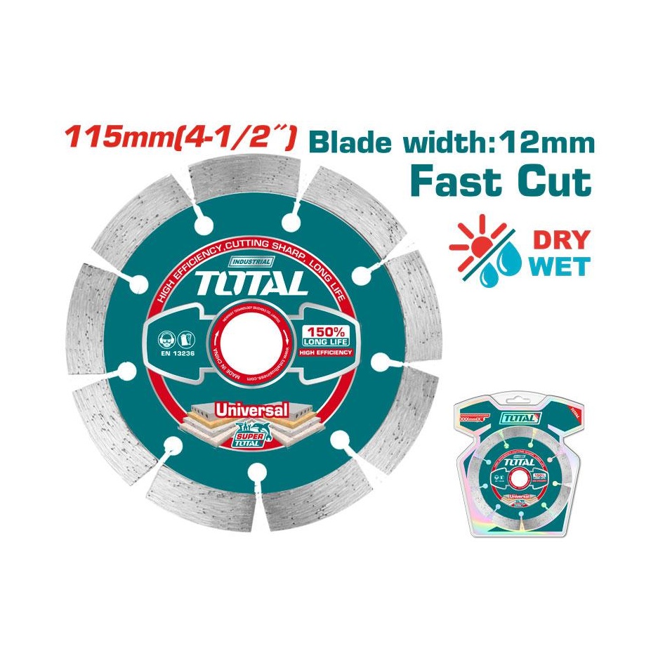 DISCOS CORTE EN SECO 4-1/2"  TOTAL