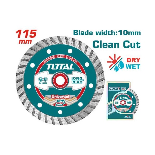 [TAC2131153] DISCO DIAMANTADO TURBO PARA CONCRETO 4 1/2"X7/8".