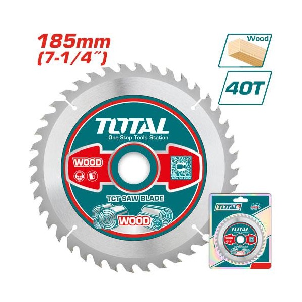 DISCO DE CORTE SIERRA P/ MADERA DIM 7-1/4″ 40T 20MM