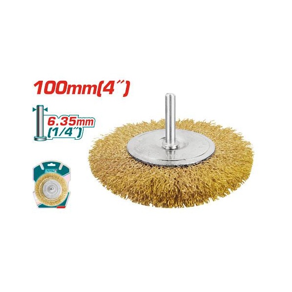 CEPILLO DE ALAMBRE CIRCULAR 4"  TOTAL