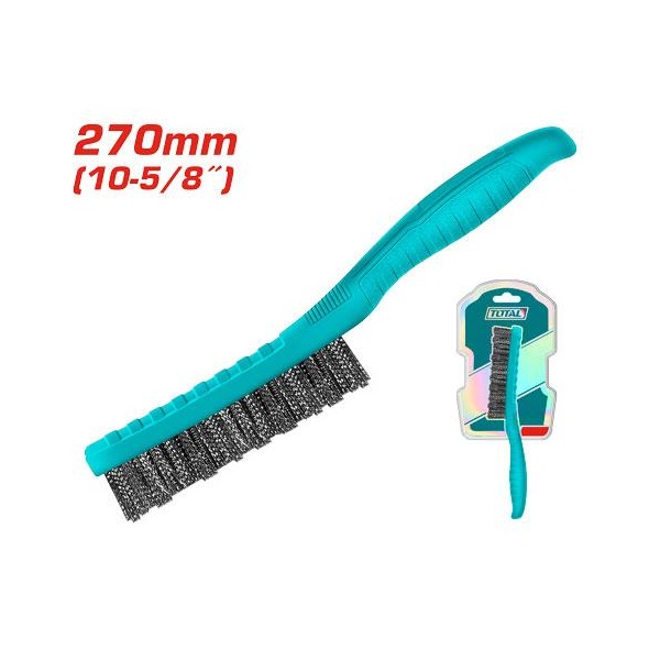 CEPILLO DE ALAMBRE MANGO PLASTICO   TOTAL