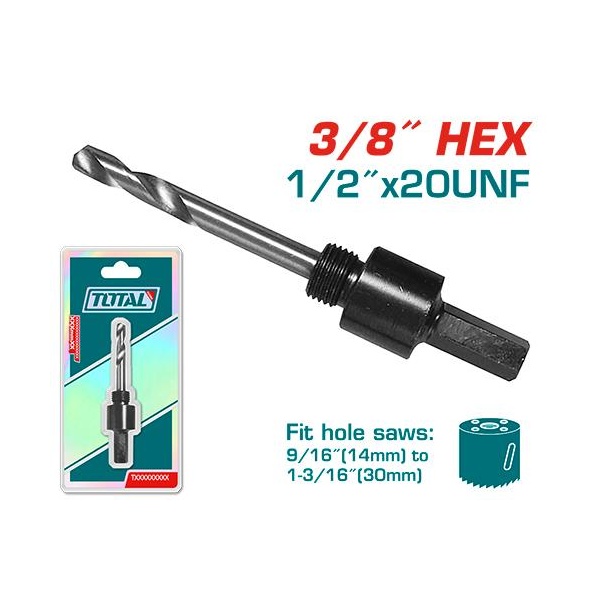 MANDRILL PARA BROCA 3/8" TOTAL