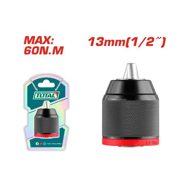 MANDRIL AJUSTABLE 13 MM (1/2")     TOTAL