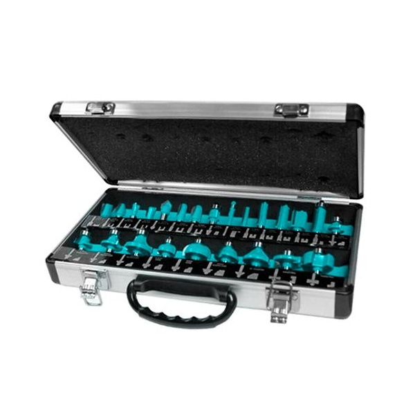 SET DE BROCAS PARA ROUTER 24 PCS 1/4"  TOTAL