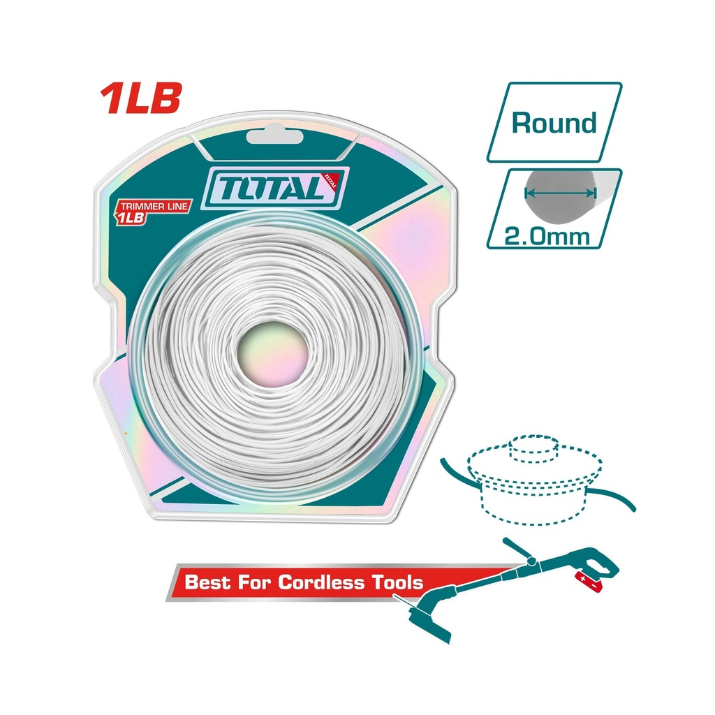 NYLON CIRCULAR PARA DESMALEZADORA 2MM 1LB TOTAL
