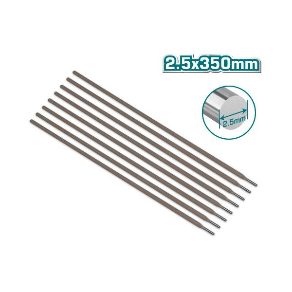 ELECTRODO 2.5X350 MM (E6013)GRUESA  TOTAL  (SET 2.5 KGS)