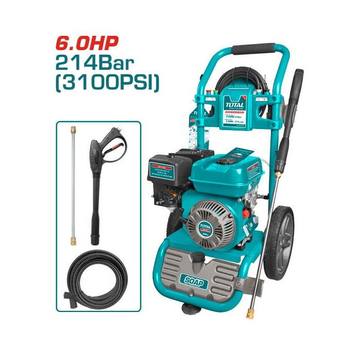 HIDROLAVADORA A GASOLINA 6.0HP (3100PSI).