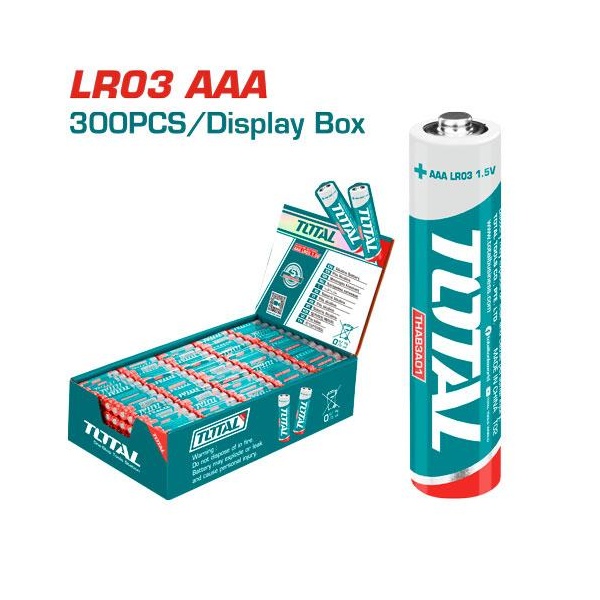 BATERIA ALKALINA AAA TOTALX4UND