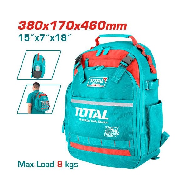 MOCHILA DE HERRAMIENTAS 38CM X 17CM  TOTAL