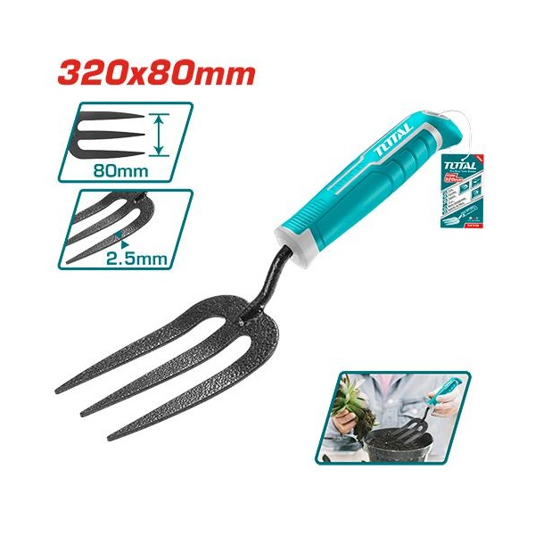 TENEDOR DE JARDINERIA 32 CM TOTAL