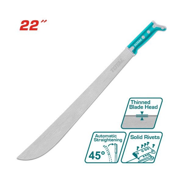[THMPS0122] MACHETE 22" TOTAL