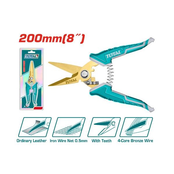 TIJERA DE ELECTRICISTA 8" (178MM) TOTAL