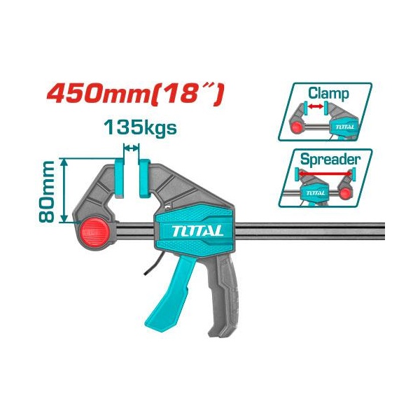 PRENSA 80X450MM 135 KGS  TOTAL