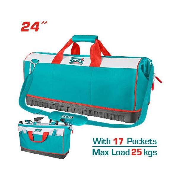BOLSO PORTA HERRAMIENTAS 24" BASE DURA TOTAL