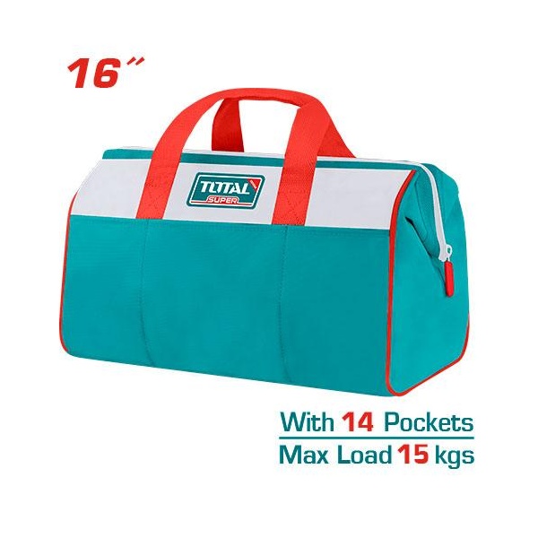 MALETA PARA HERRAMIENTAS 16" TOTAL