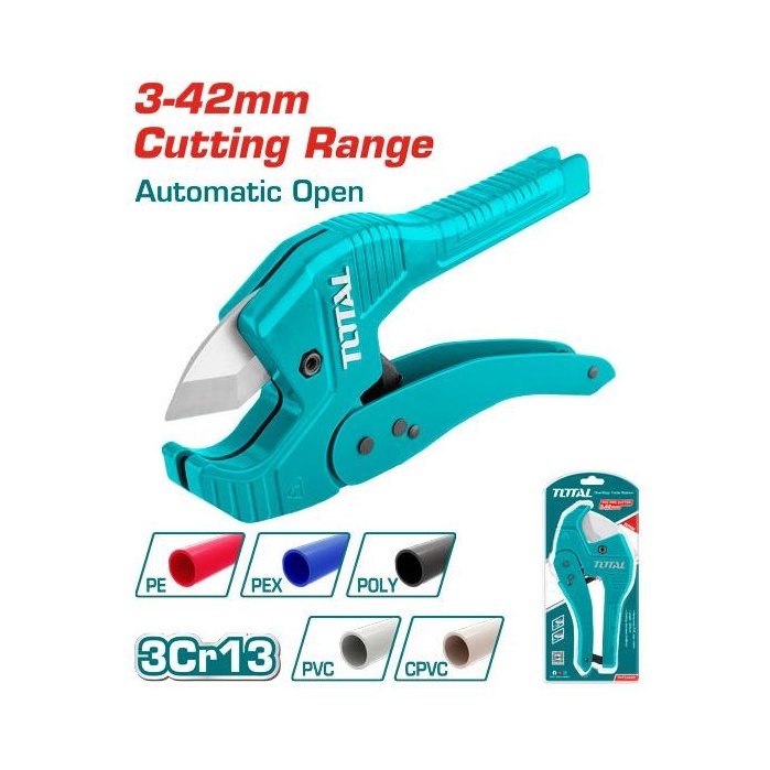 CORTA TUBO PVC LONGITUD 193MM CORTE 3-42MM