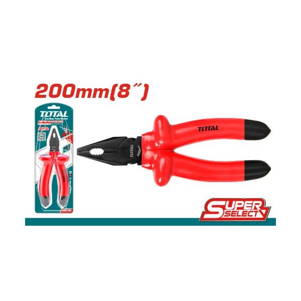 ALICATE PARA ELECTRICISTA 8" TOTAL