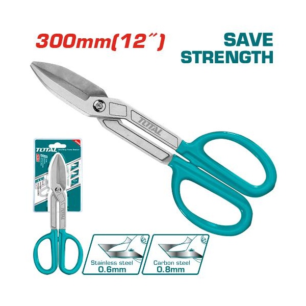 TIJERA CORTA METAL 12"     TOTAL