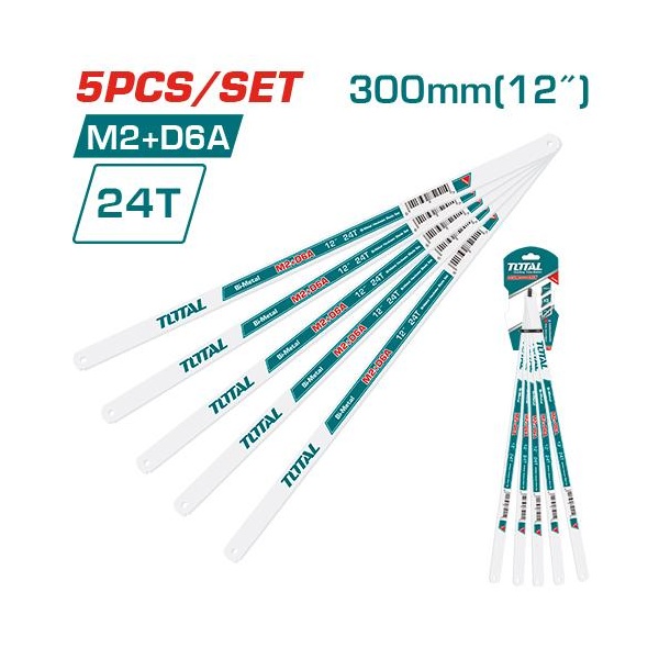 SEGUETA REPUESTO 300 MM 12" 5 PZAS    TOTAL