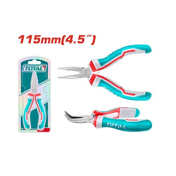 MINI ALICATE NARIZ DOBLADA 4.5"  (115) TOTAL