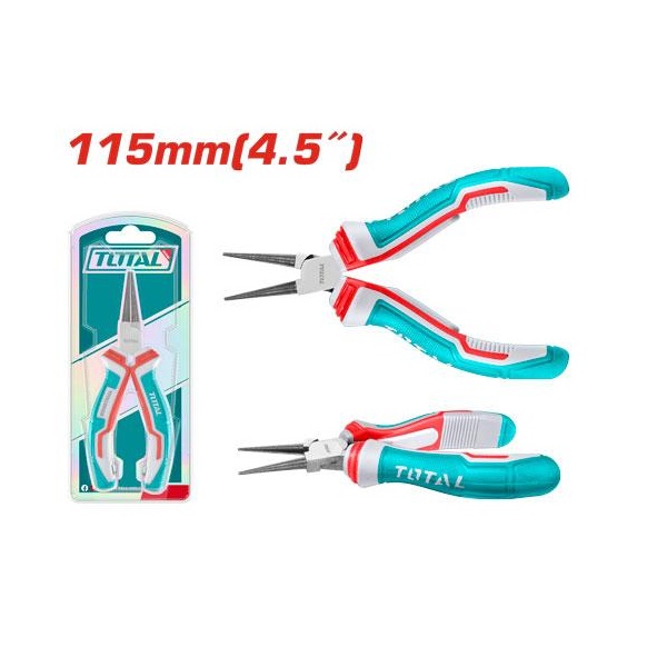 MINI ALICATE PUNTA REDONDA 4.5" TOTAL