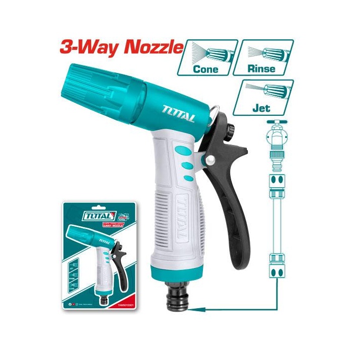 PISTOLA DE JARDIN 3 PATRONES  TOTAL