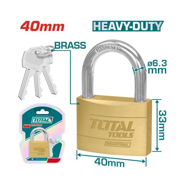 CANDADO DE BRONCE 40mm TOTAL