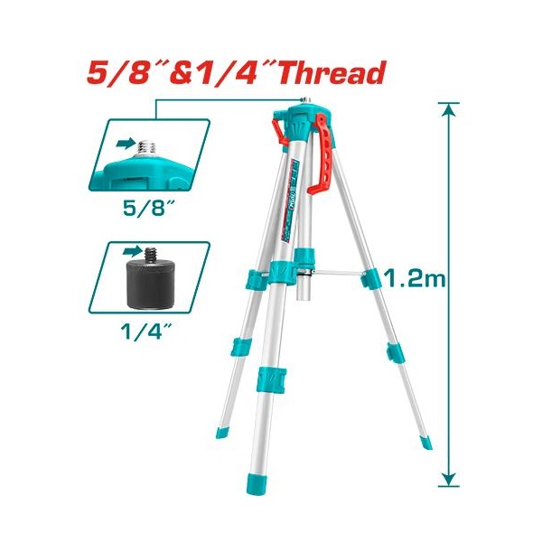 [TLLT01152] SOPORTE PARA NIVEL LASER 5/8"  1/4"TOTAL