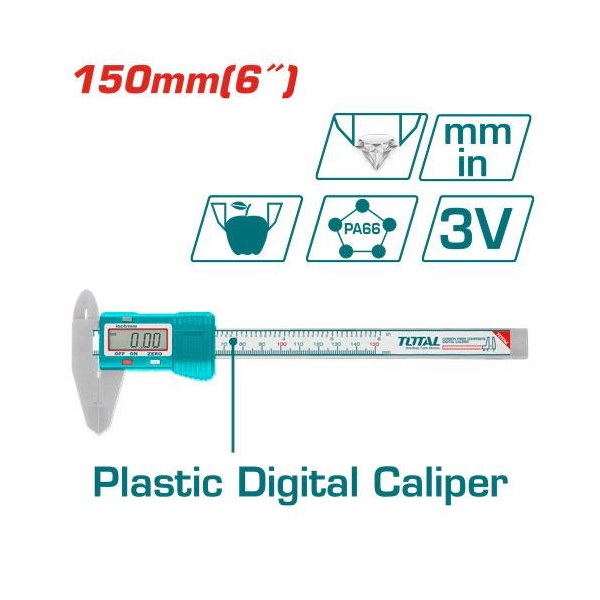 CALIBRADOR DIGITAL 150 MM (6")  TOTAL