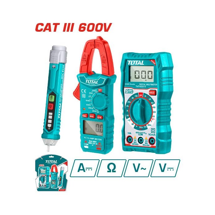 KIT DE MULTIMETROS TOTAL