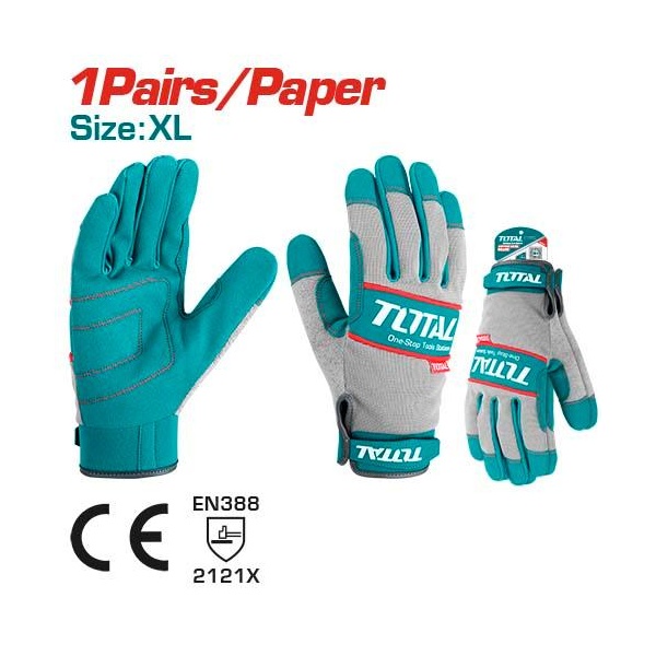 GUANTES PARA MECANICO  PAR XL TOTAL