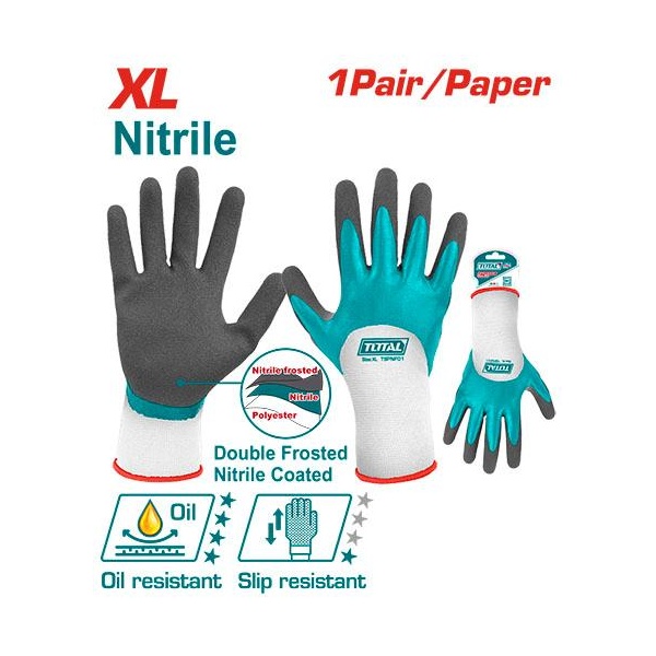 GUANTES ESMERILADO DE NITRILO     TOTAL