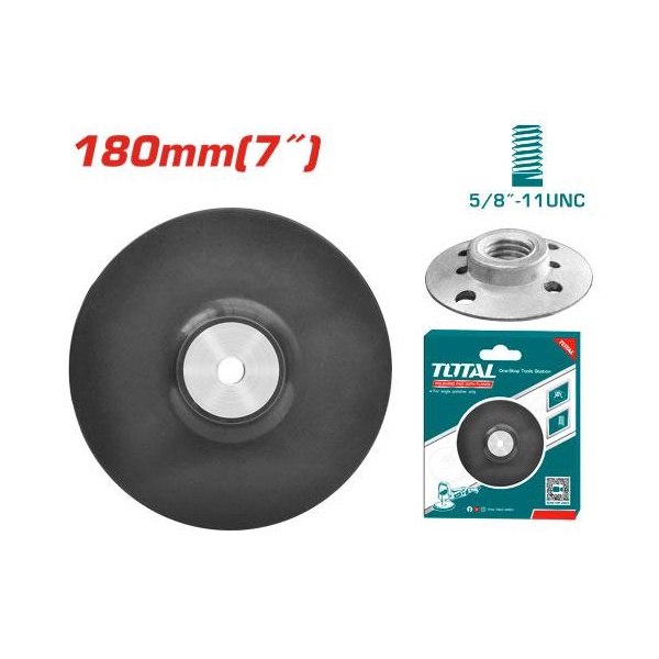 DISCO PAD ALMOHADILLA P/PULIR C/BRIDA 7″ DE GOMA