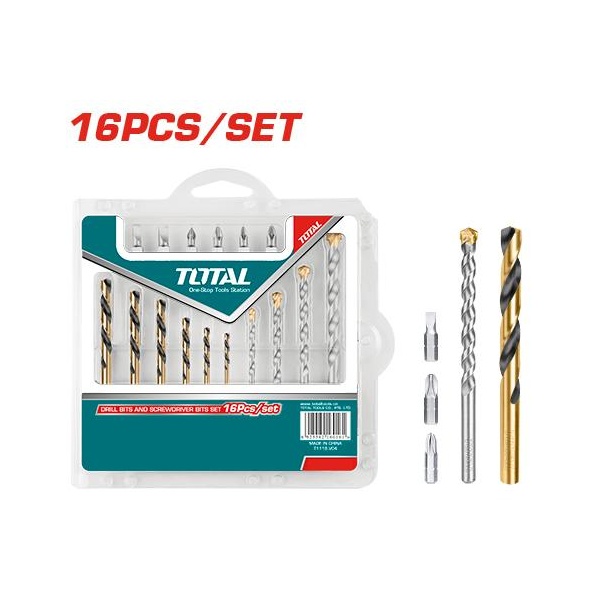 SET DE BROCAS 16 PIEZAS TOTAL