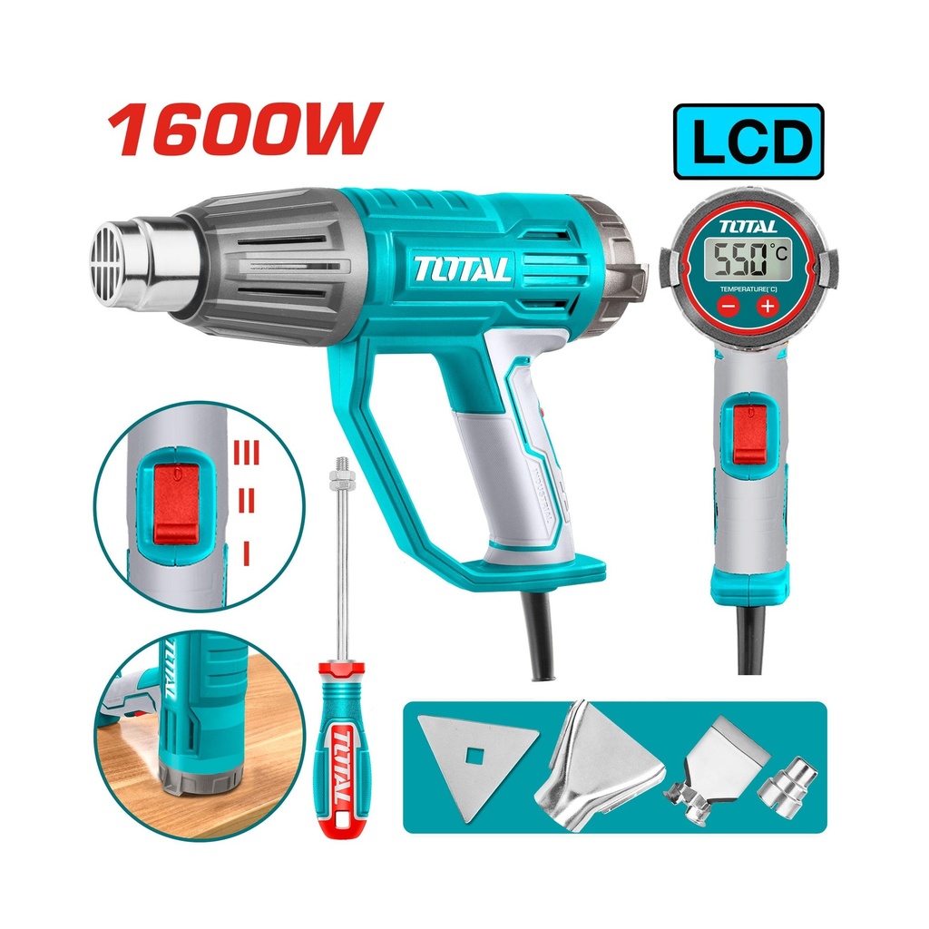 [UTB16056] PISTOLA DE CALOR 1600 WTS TOTAL