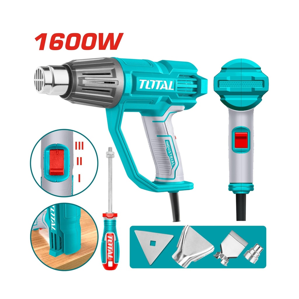 PISTOLA DE CALOR DE 1600 WATT TOTAL