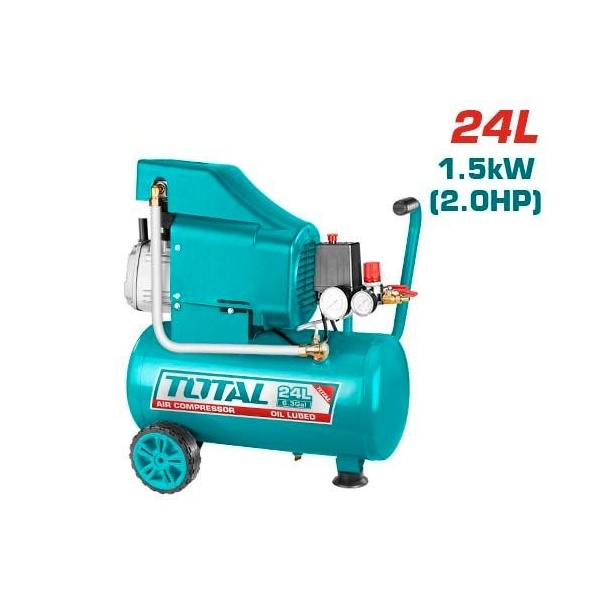 COMPRESOR DE AIRE 2 HP 24 LTS 110 V TOTAL