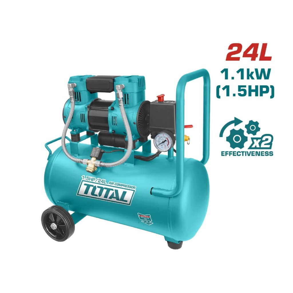 COMPRESOR DE AIRE 1.5 HP 24 LITROS TOTAL