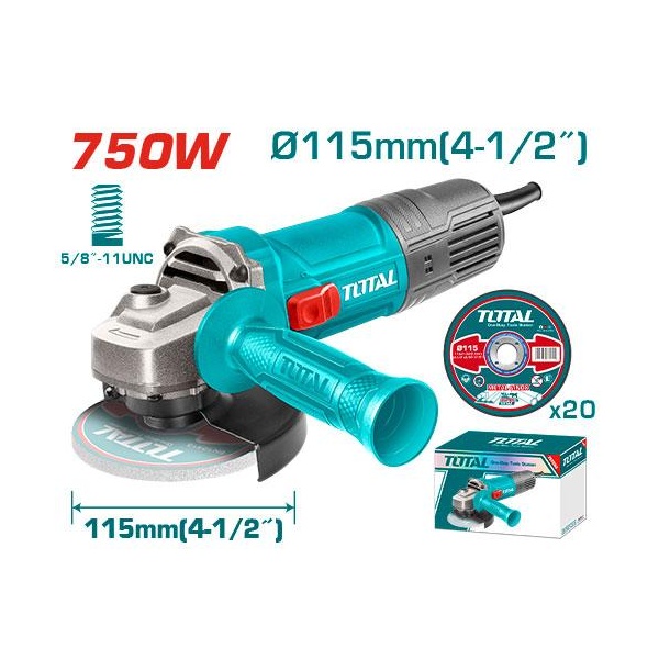 ESMERIL ANGULAR DE 4 46054 IN POTENCIA 750W TOTAL