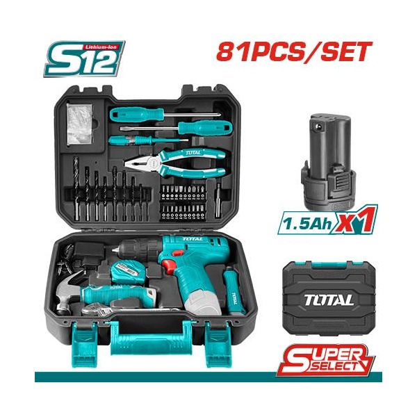 JUEGO DE HERRAMIENTAS PARA EL HOGAR 81PCS TOTAL