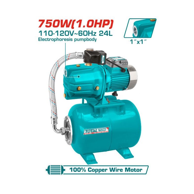 [UTWP47506] BOMBA DE AGUA 1HP CON TANQUE