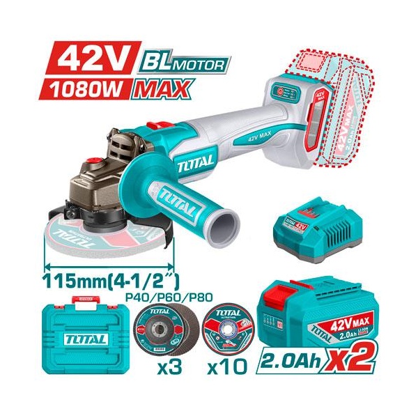 [UTAGLI4108112] PULIDORA INALAMBRICA 42V 1080 WATTS BRUSLESS