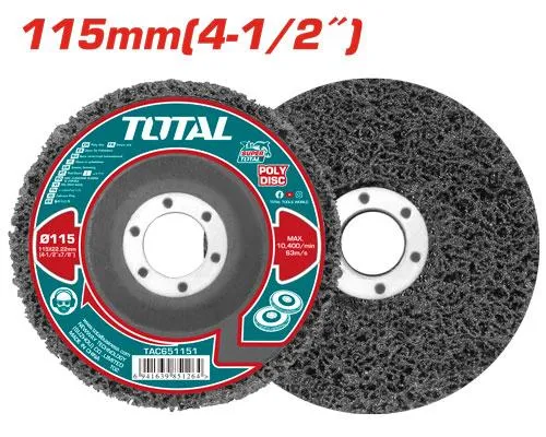 [TAC651151] DISCO FLAP DE POLIETILENO 4" TOTAL