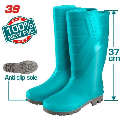 BOTAS PARA LLUVIA VERDE TALLA 39  TOTAL