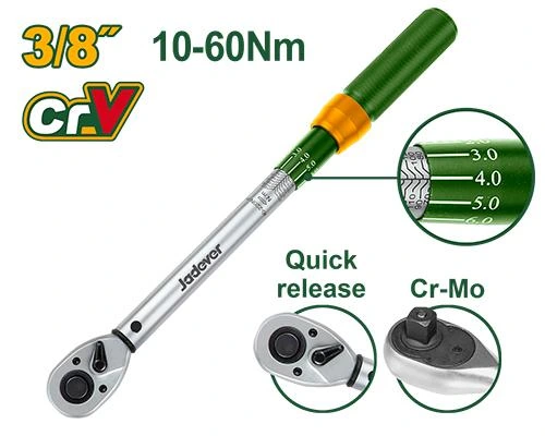 LLAVE DINAMOMETRICA 3/8"  JADEVER