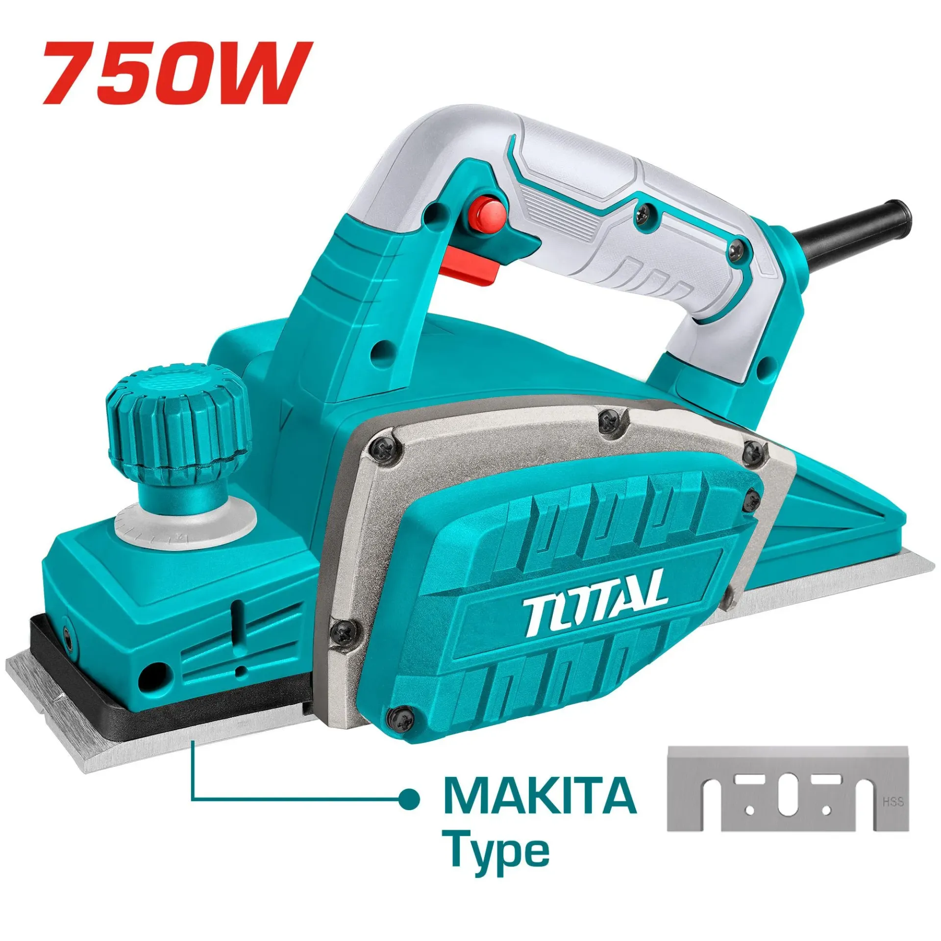 CEPILLO MADERA ELECTRICO 750 WATTS												 TOTAL